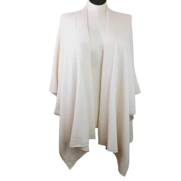 Margaret O'Leary One Size 100% Cashmere Cape in Cream - Picture 1 of 12